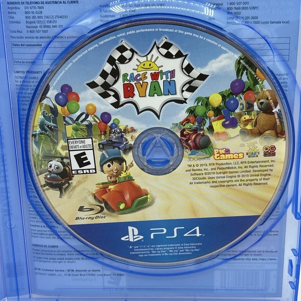 Race with Ryan (Sony PlayStation 4 PS4) Tested